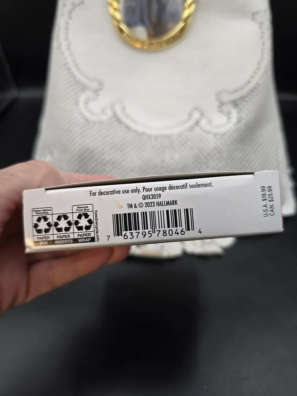 Hallmark gold tone